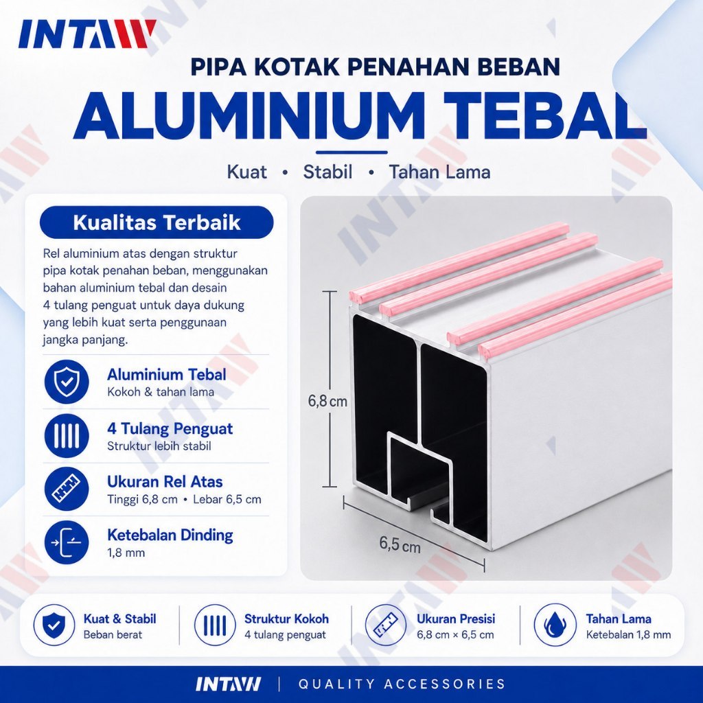 AKSESORIS REL & RODA PINTU LIPAT PVC/PINTU KAMAR MANDI/ PINTU GESER SLIDING/ FOOLDING DOOR PVC LIPAT