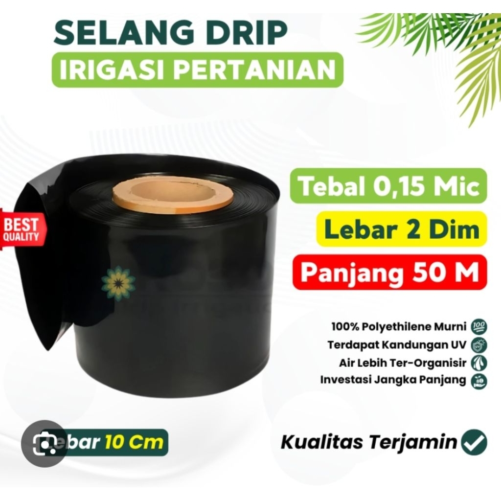 Selang drip irigasi pertanian