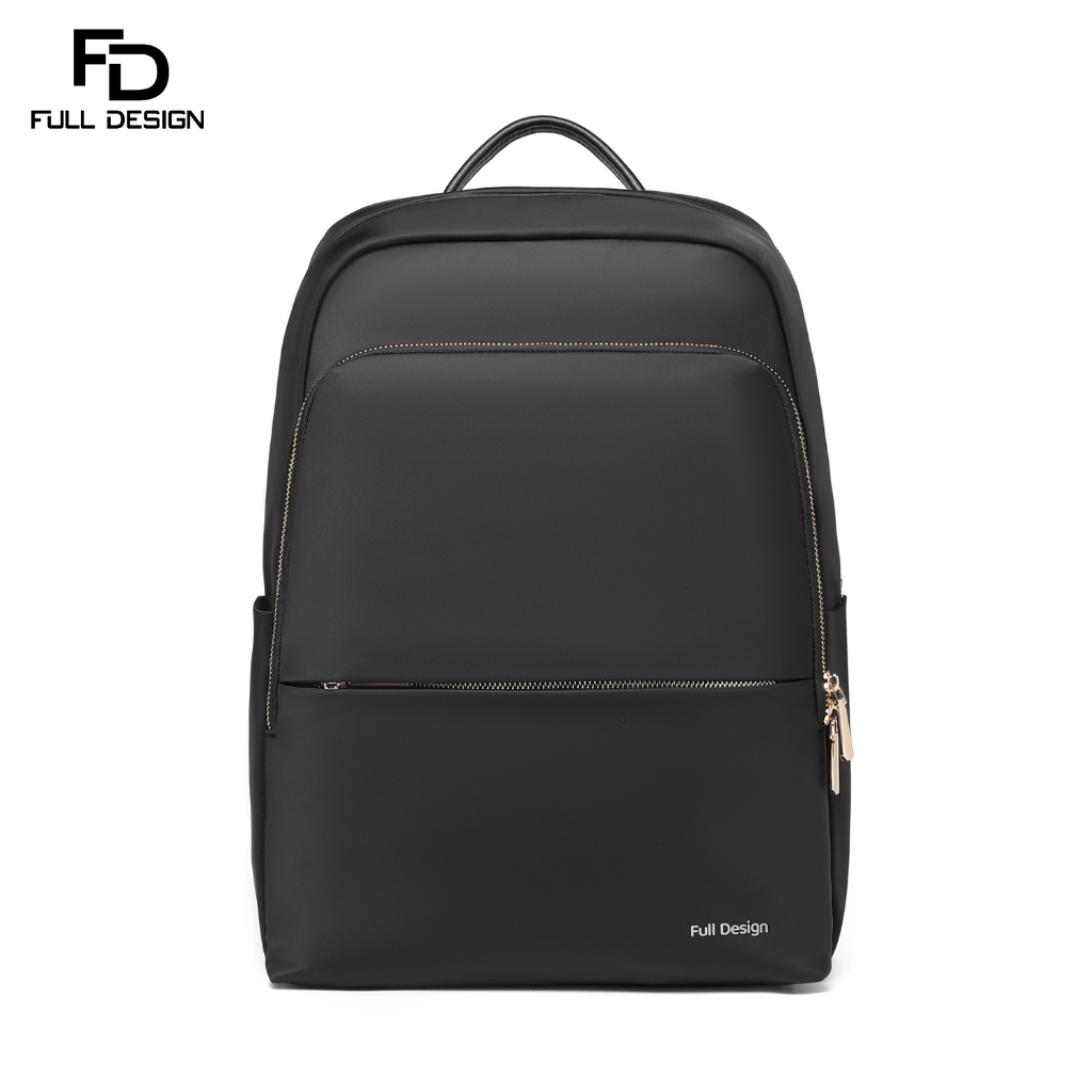 Full Design Kinsley Tas Ransel Wanita Anti Air Laptop 14 Inci Backpack