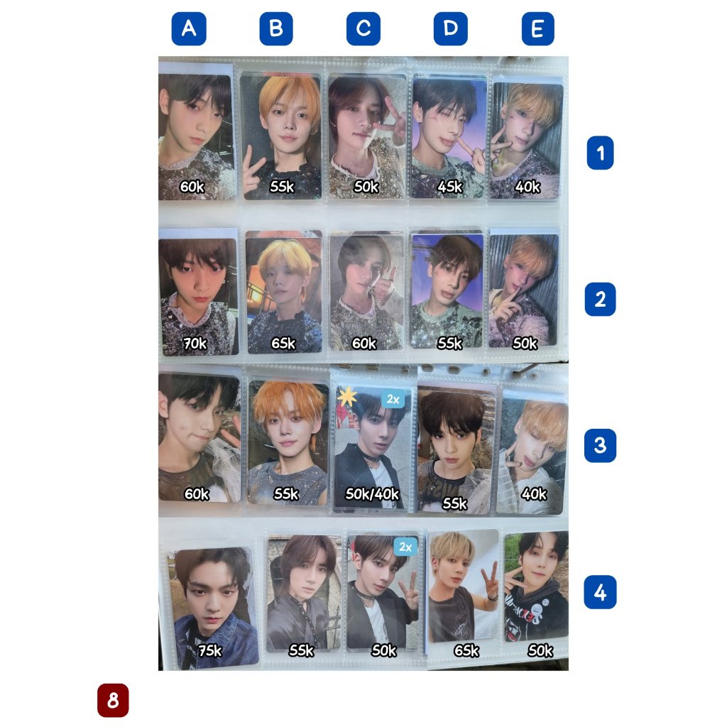 PC Official TXT Photocard Tomorrow by Together Soobin Yeonjun Beomgyu Taehyun Hueningkai Lucky Draw 
