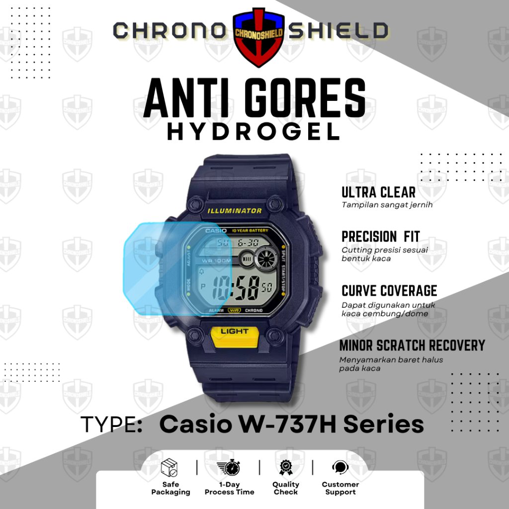 Anti Gores Hydrogel untuk Casio W737H W 737 W-737H