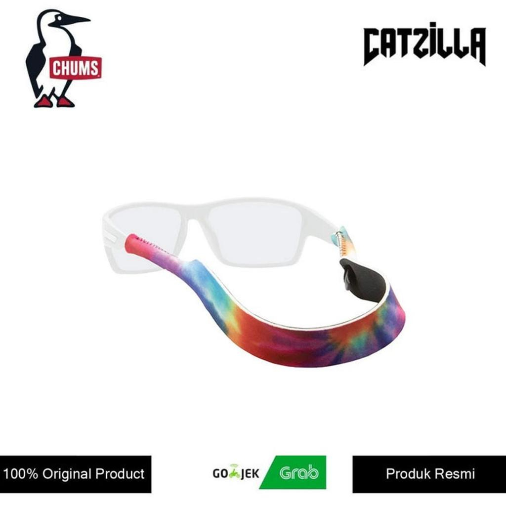 Tali Kacamata Chums Neoprene Eyewear Retainer - Rainbow Tie Dye