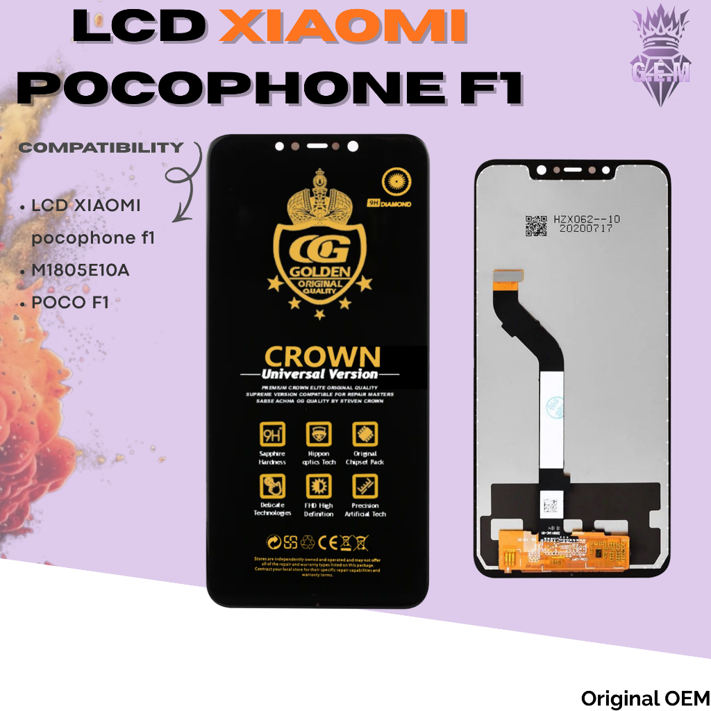 LCD TOUCHSCREEN XIAOMI POCOPHONE F1 / LCD POCOPHONE F1 / LCD POCO F1 FULLSET ORIGINAL