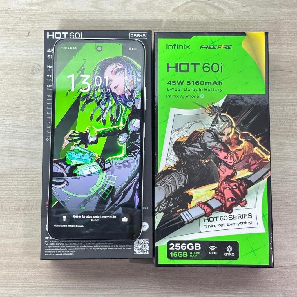 Infinix Hot 60i 8/256GB | Helio G81 Ultimate | 120Hz | Android 15 | NFC