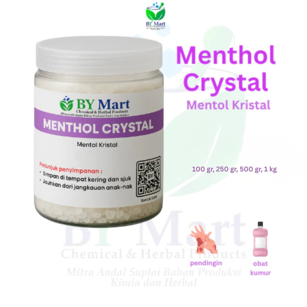 BY KIMIA & HERBAL - Menthol Crystal / Mentol Kristal / Menthol Kristal