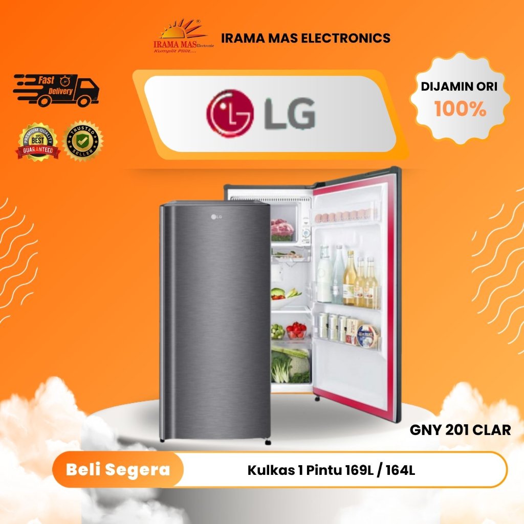 KULKAS LG GNY 201 CLAR | Kulkas 1 Pintu 169L / 164L