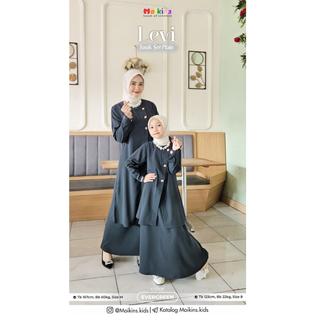Levi Tunik Set Plain Couple