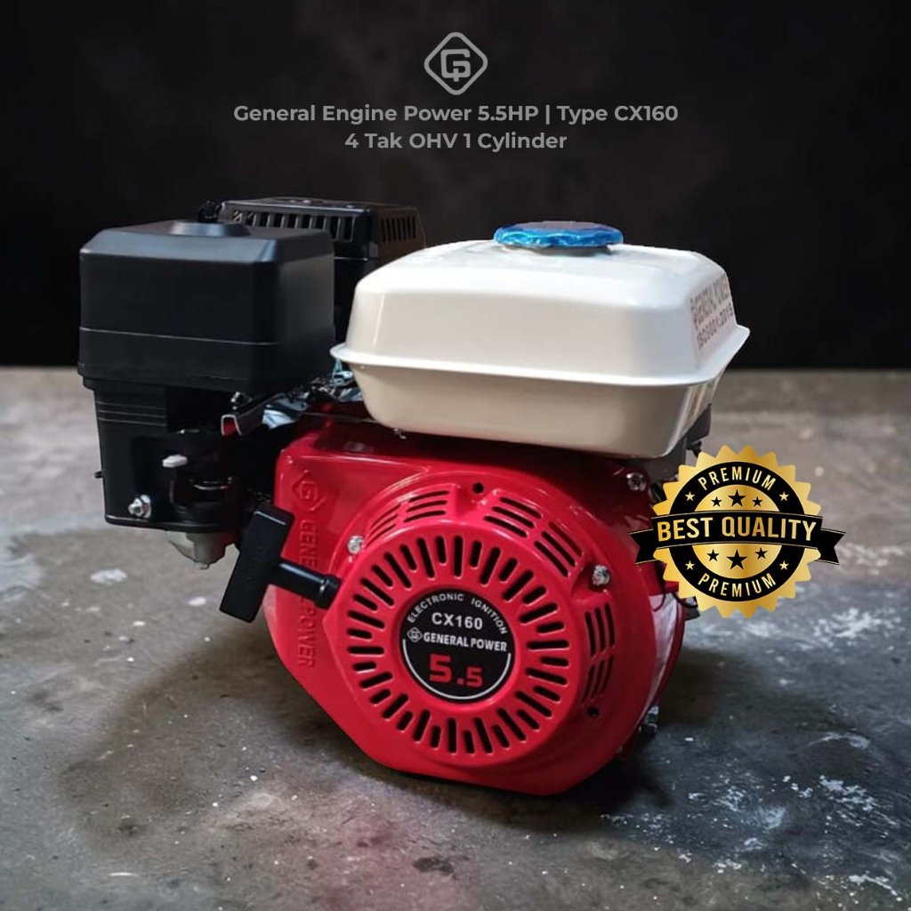 General Engine Mesin Penggerak Bensin 4Tak CX160 GX160 GX-160 5.5 HP