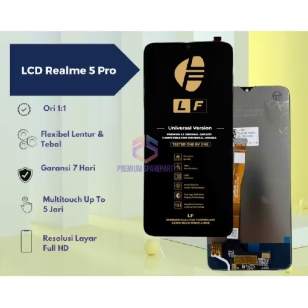 LCD HP LCD Realme 5 Pro Fullset Touchscreen / LCD LF (Bergaransi)