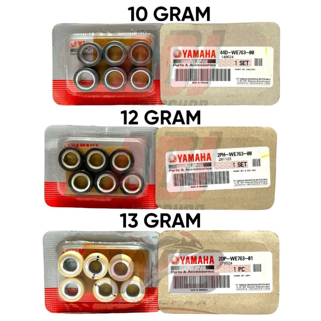 [ORI THAILAND/INDONESIA] 6 PCS ROLLER / ROLER / LOLER / LOLLER SET STANDAR NMAX 155 LAMA OLD / NEW /