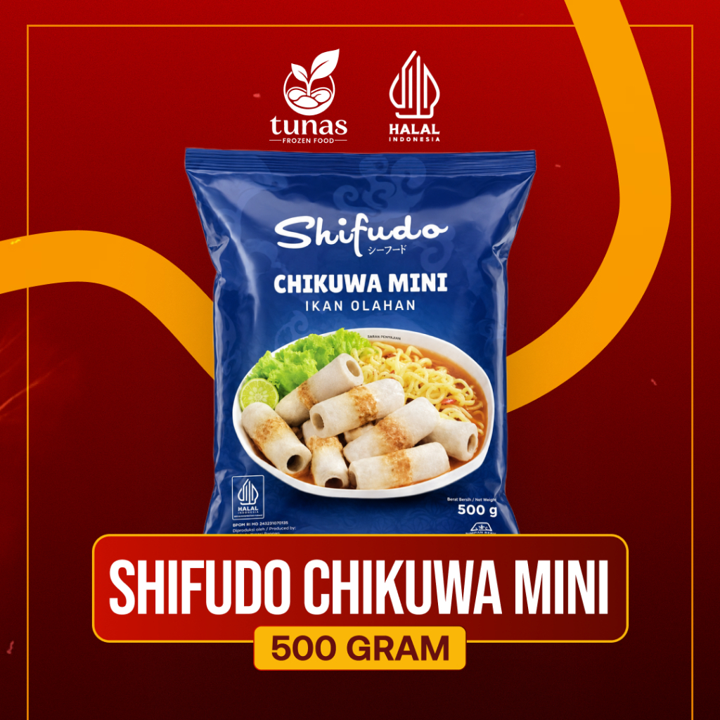SHIFUDO Chikuwa Mini 500GR | Frozen Food Halal - Tunas Frozen Food