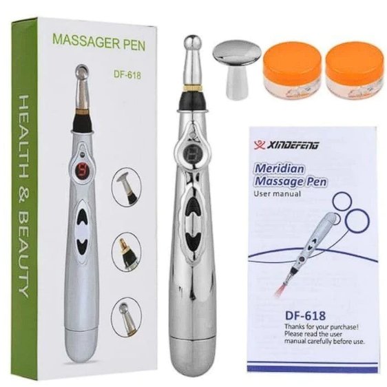 PULPEN AKUPUNTUR LASER PEN AKUPUNTUR PIJAT TERAPI REFLEKSI ELEKTRIK MASSAGE PEN PORTABLE
