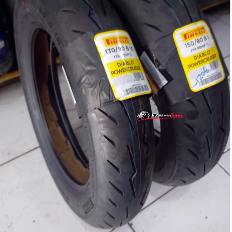PIRELLI DIABLO POWERCRUISER 130/90/B16 + 150/80/B16