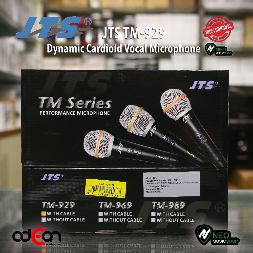 JTS TM-929  Dynamic Cardioid Vocal Microphone