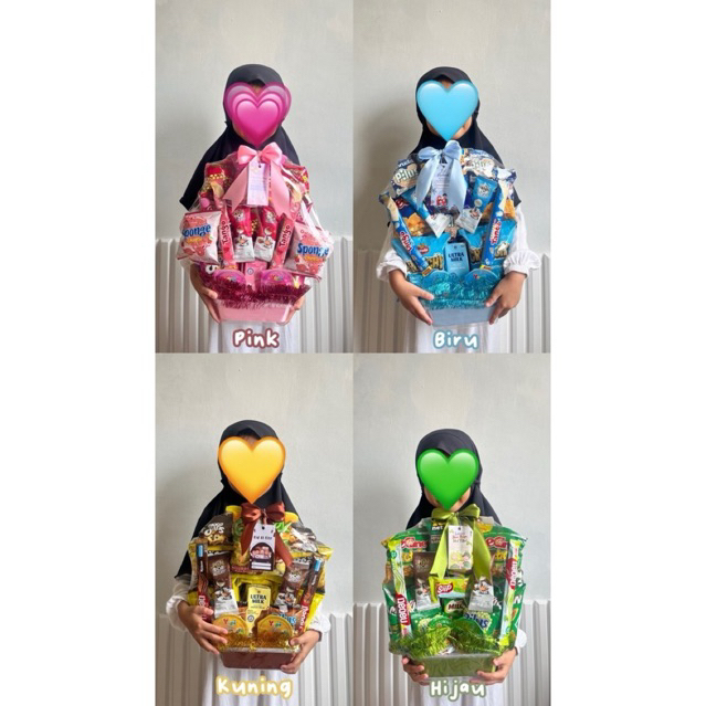 PARCEL SNACK HAMPERS SNACK MINI SEDANG HADIAH ULANG TAHUN ANAK