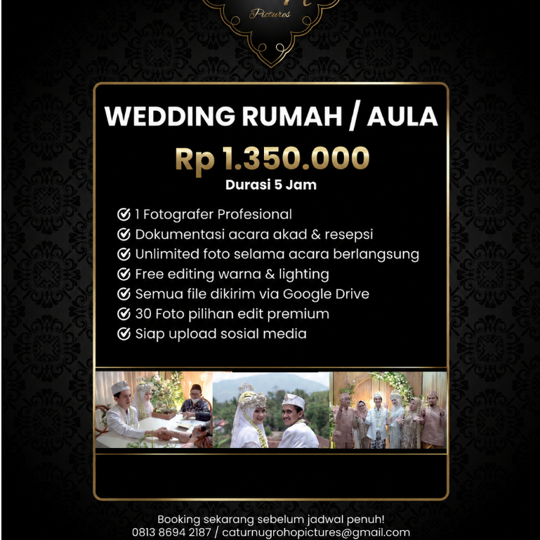 Jasa Fotografer Acara Wedding / Event / Kantor / Arisan / Gathering / Olahraga