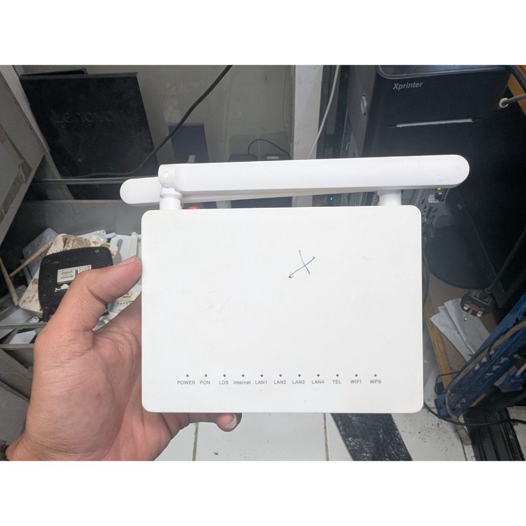 Modem XPON ONT ZTE GM220-S Rusak Segel Utuh Like New Unit Only
