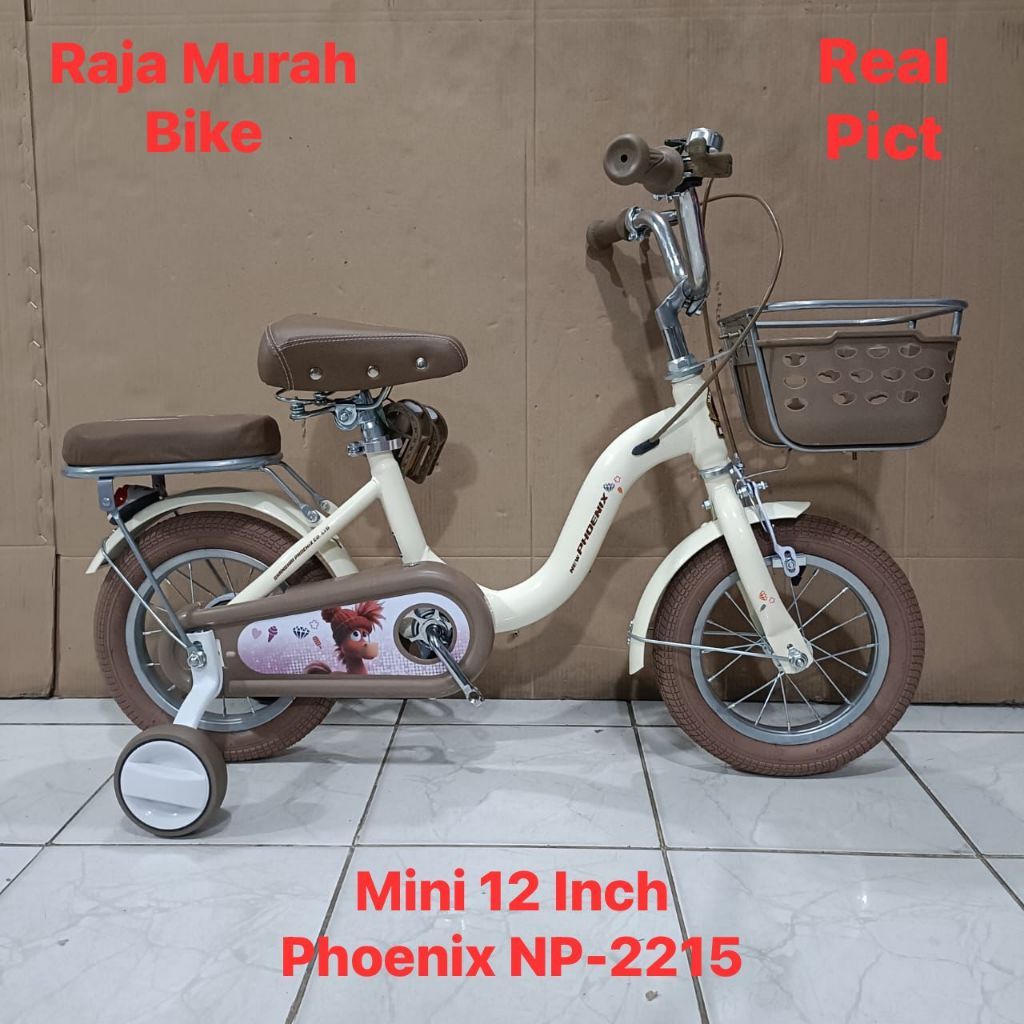 Sepeda Anak Mini Phoenix 12 Inch 2215 Sepeda Perempuan Mini 12 Phoenix NP-2215