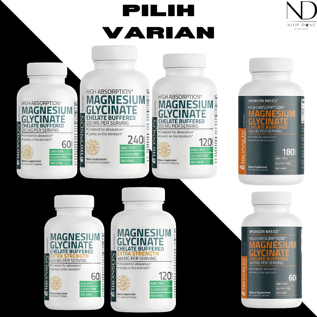 Magnesium Glycinate 200MG / 400MG