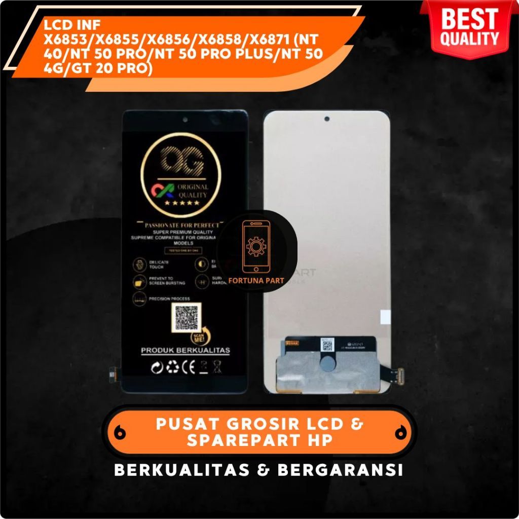 LCD INFINIX NOTE 40 / X6853 ORIGINAL FULLSET