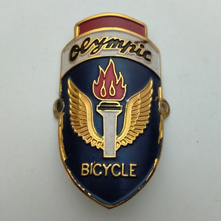 Emblem Sepeda onthel Plat Merk Olympic