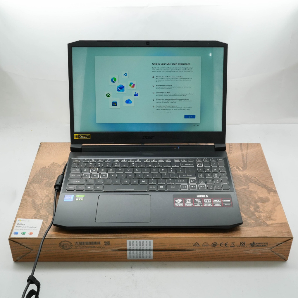 Acer Nitro 5 AN515-57 Laptop Gaming - Bekas / Secondhand -  Core i9-11900H RAM 32GB SSD 512GB