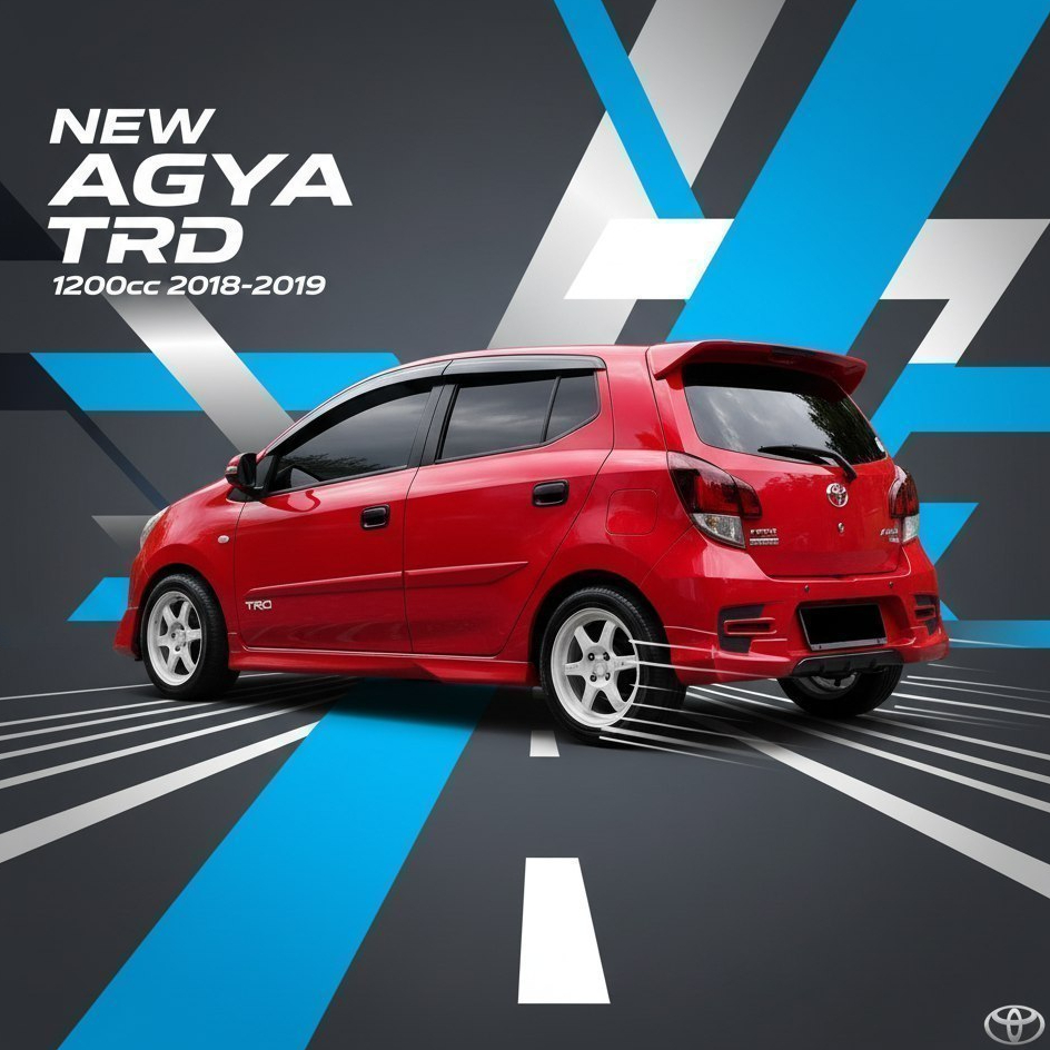 PROMO BODYKIT AGYA TRD 2017 2018 2019  NEW AGYA TRD  BODY KIT ALL NEW AGYA TRD GRADE-A