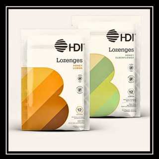 HDI Permen Kesehatan Lozenges Honey Elderflower • Honey Lemon ( Original By HDI )