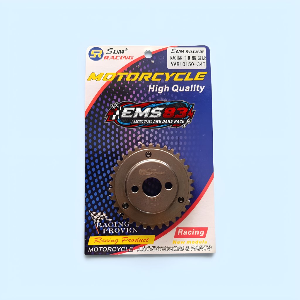 Gear adjustable timing gear sentrik geser SUM RACING  vario 150 34T honda