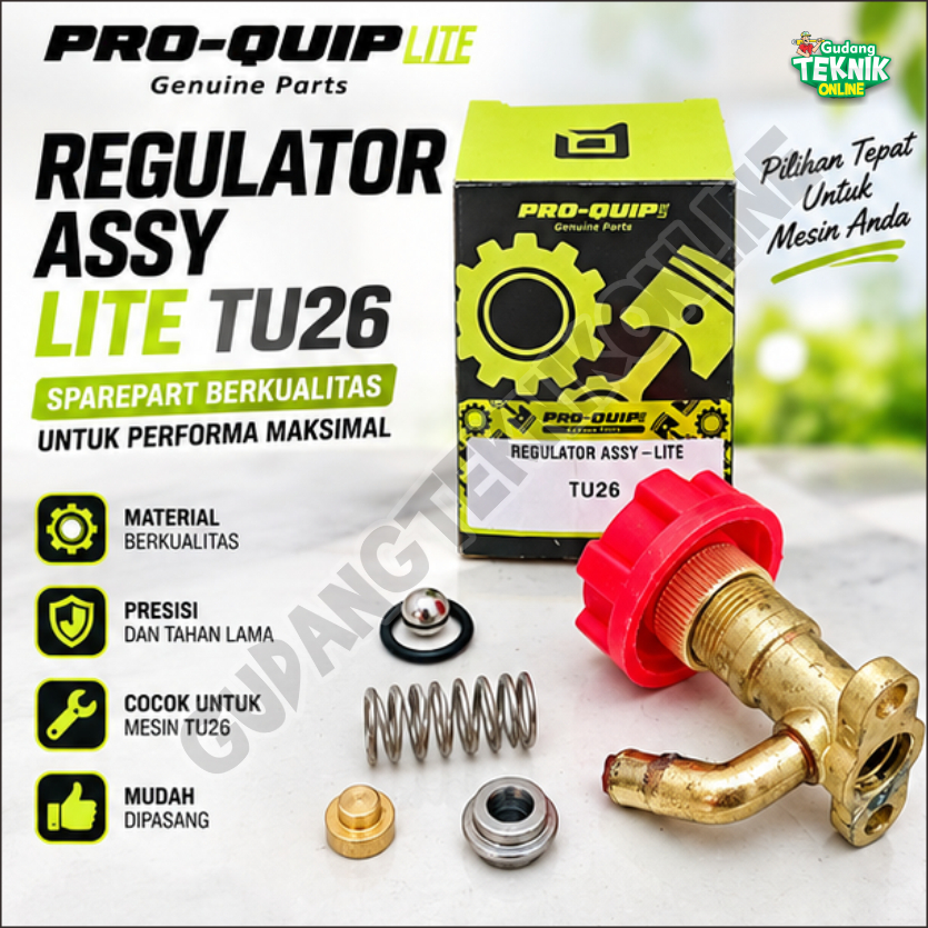 SPAREPART Regulator Assy PROQUIP TU-26 / Regulator Pompa Sprayer Hama Mesin TU26 TU 26 Sparepart PRO