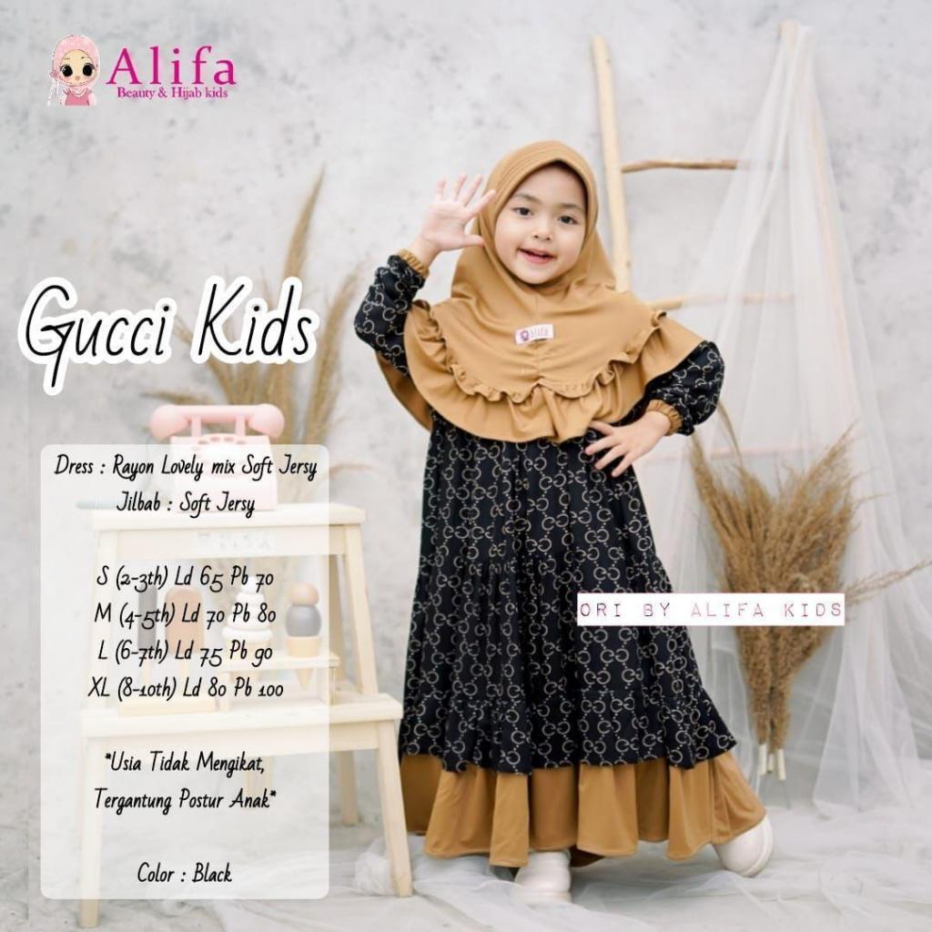 GUCCI KIDS GAMIS SET HIJAB ALIFA
