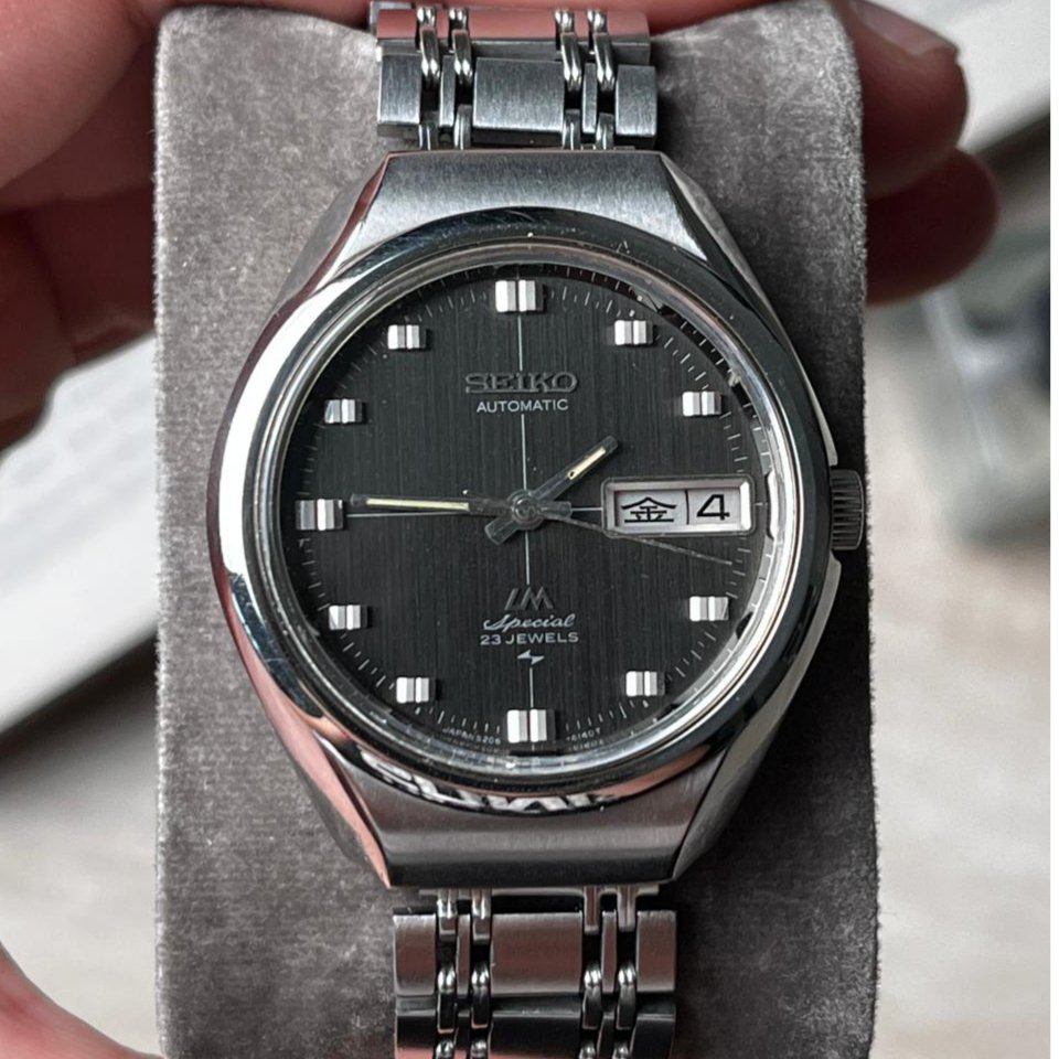 SEIKO LORDMATIC SPECIAL BLACK DIAL 5206-6120