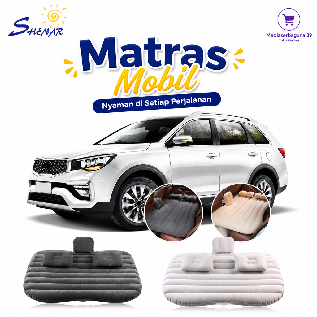 Matras Kasur Mobil Serbaguna Kasur Angin Pompa Otomatis Matras Mobil