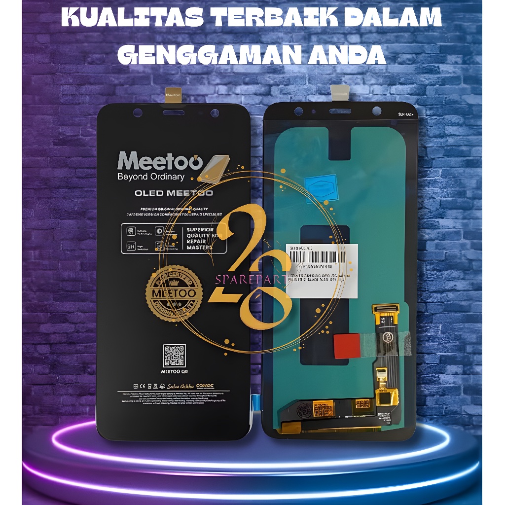 LCD FULLSET SAMSUNG A6 + / A6 PLUS / A605 ORG OLED LCD+TOUCHSCREEN