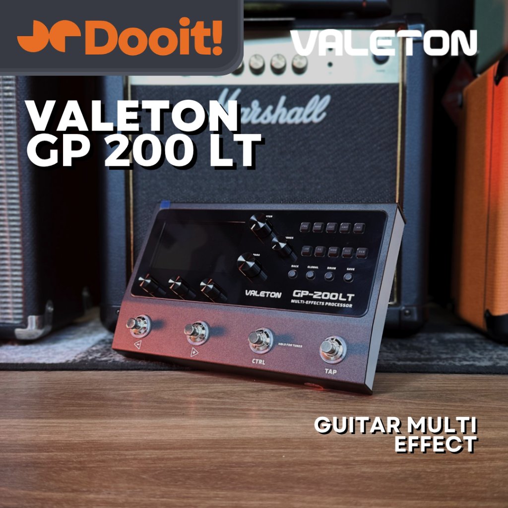 Valeton GP-200LT Multi Effect Processor - Efek Digital Gitar & Bass