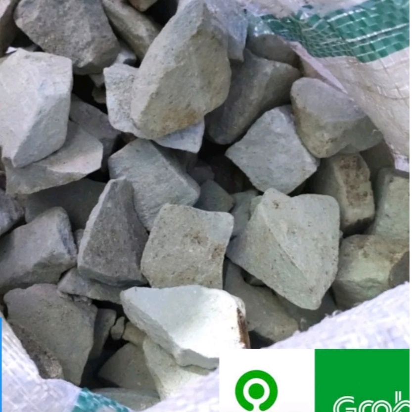 Batu zeolit karungan 10kg / zeolit media filter kolam -