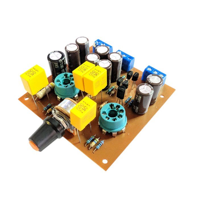 Kit PCB preamp tabung stereo line stage tube 6J5 6AH6 6AU6 6CB6