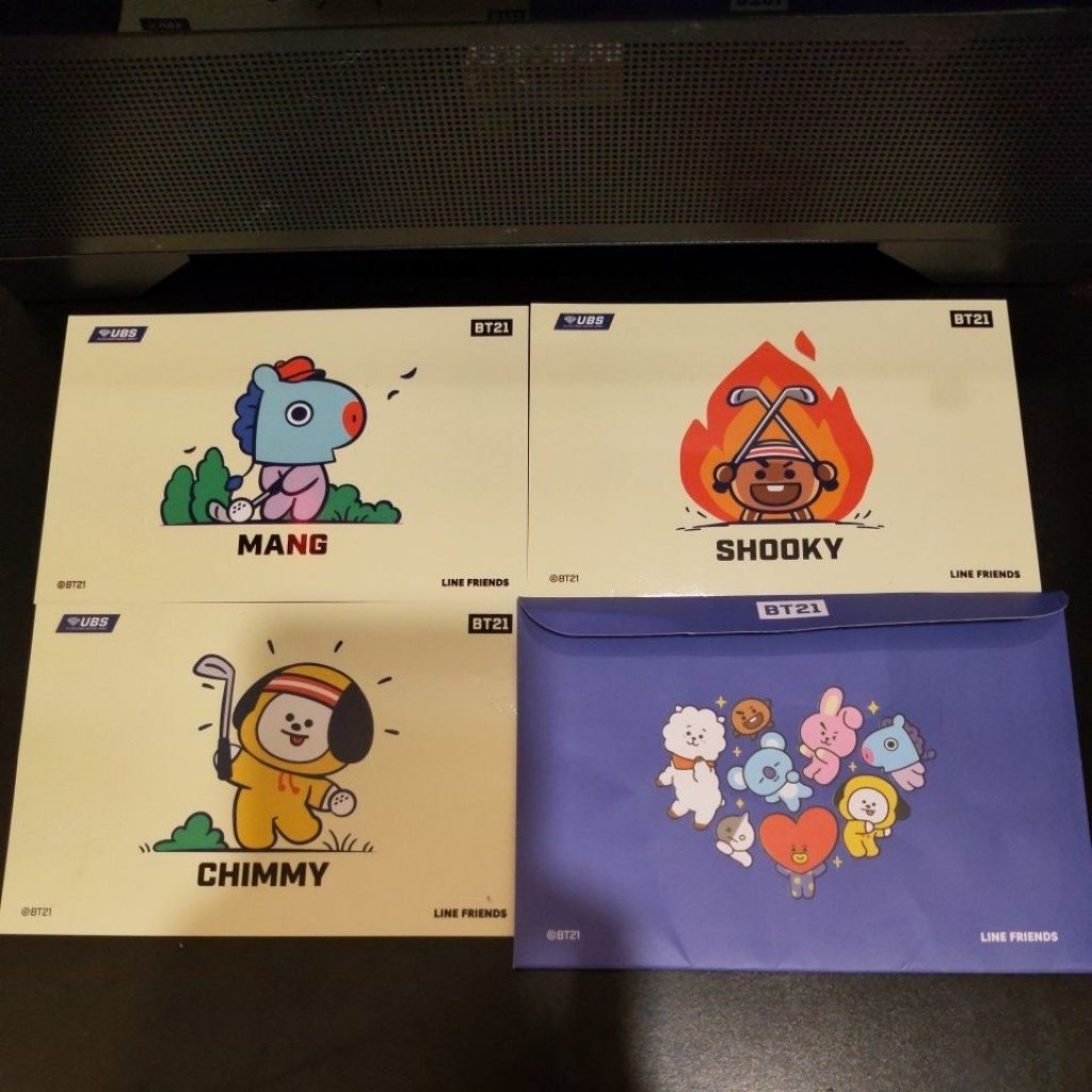 Preloved Postcard BT21 UBS