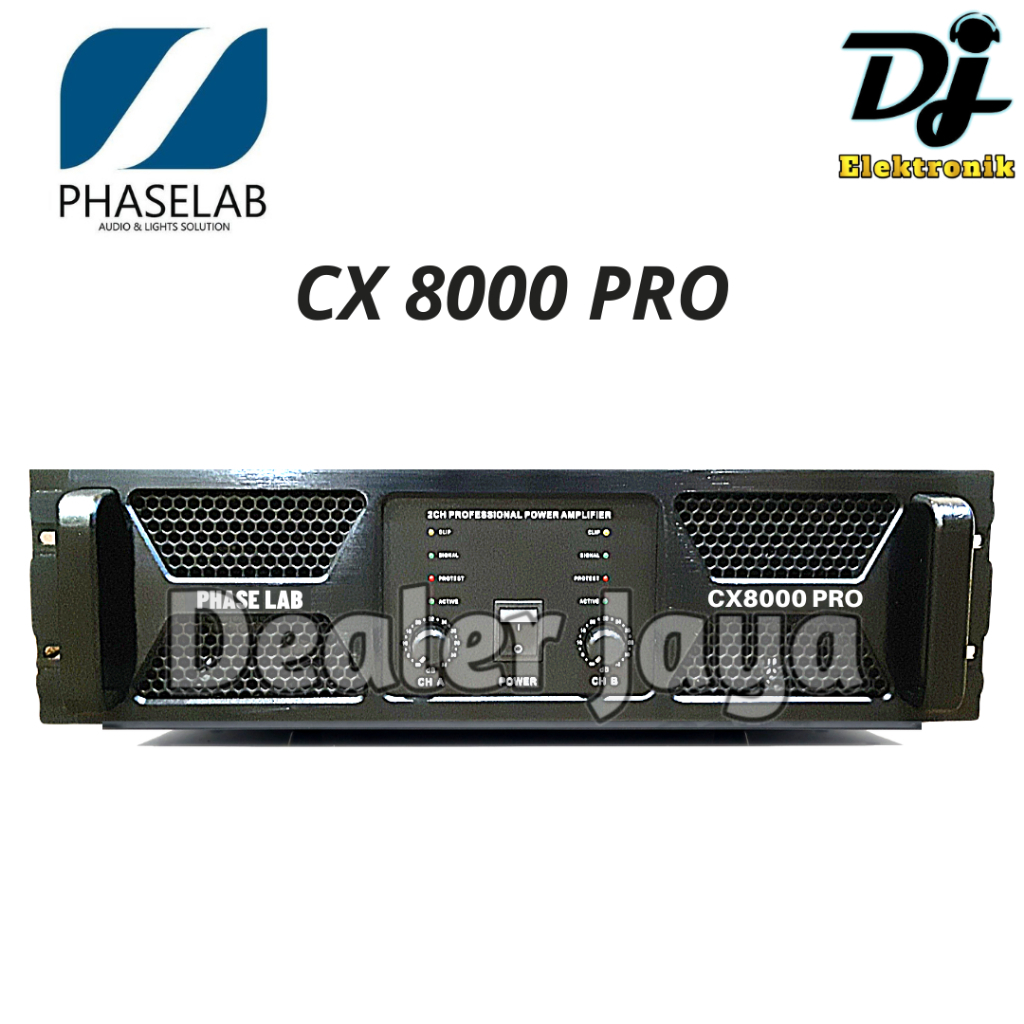 Power Amplifier Phaselab / Phase Lab CX 8000 PRO / CX8000 PRO - 2 channel