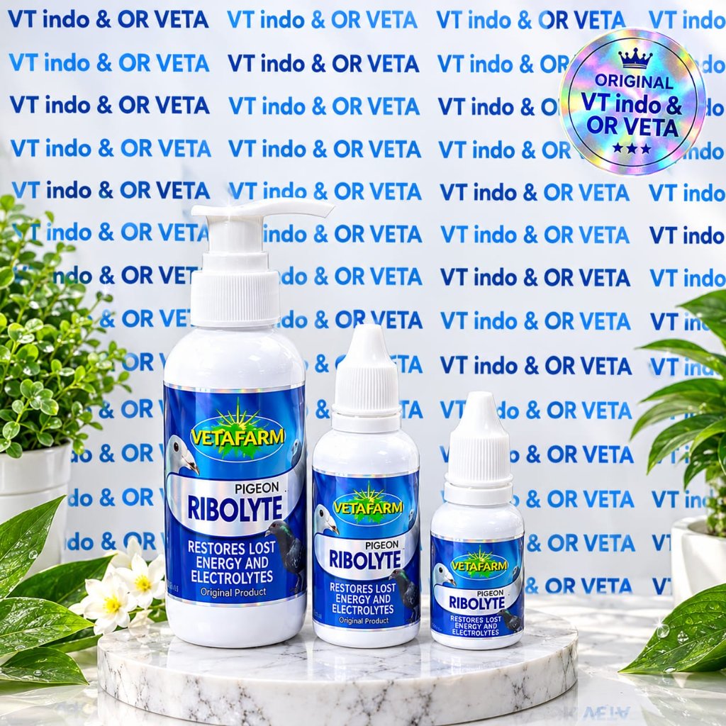 RIBOLYTE VETAFARM MINUMAN VITAMIN DOPING BURUNG MERPATI