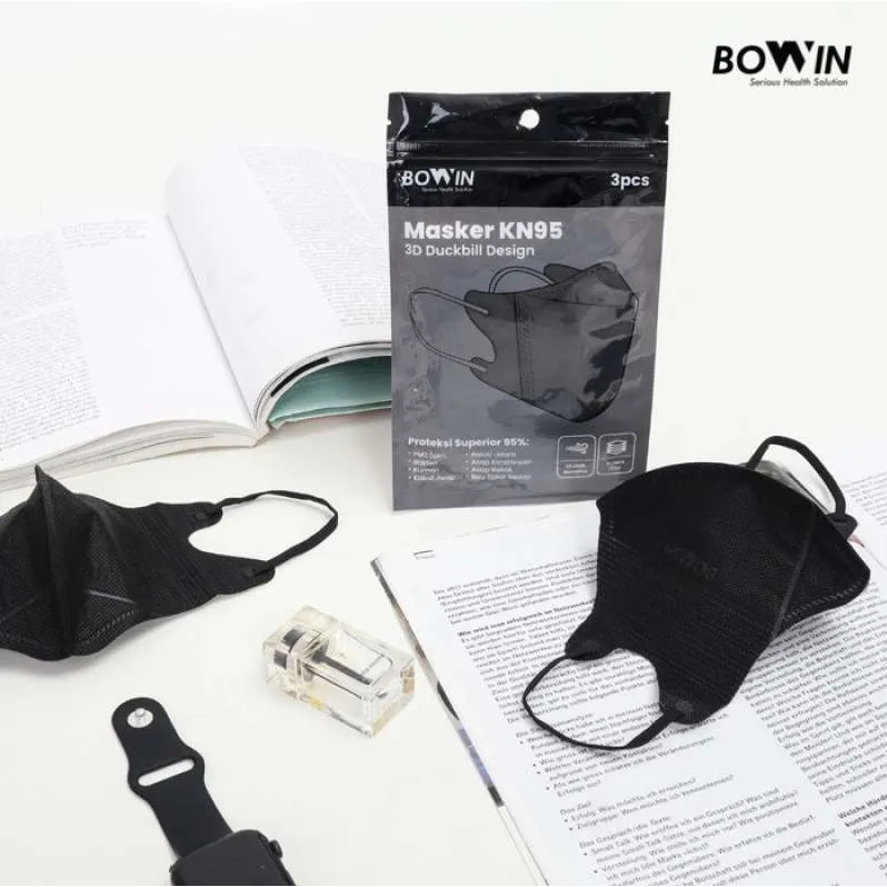 BOWIN KN95 Masker 4 Ply 3D Duckbill Medis