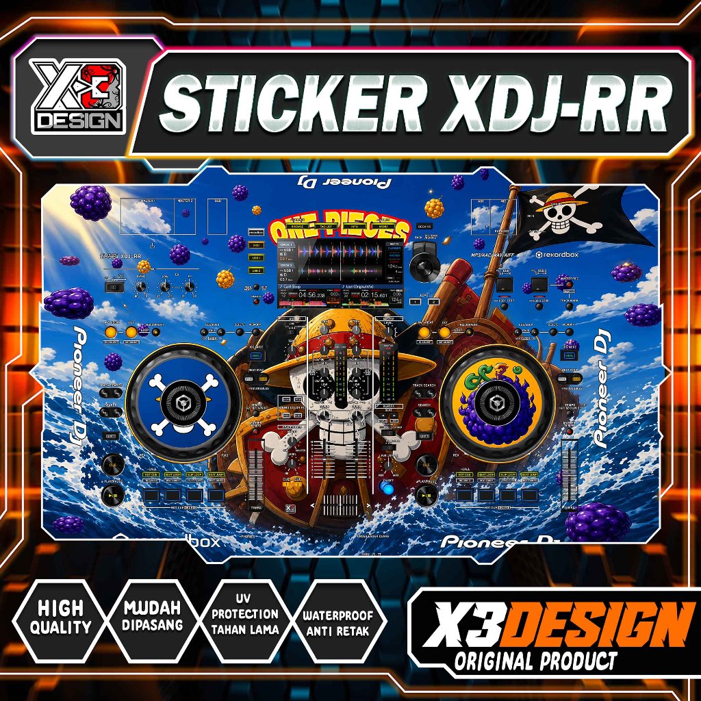 STIKER/SKINZ ALAT DJ PIONEER XDJ-RR BEBAS CUSTOM
