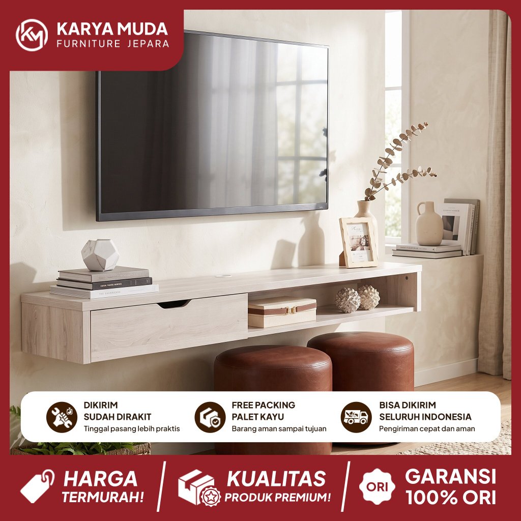 Meja Tv Kabinet Tv Gantung Stand Kabinet TV KT 7