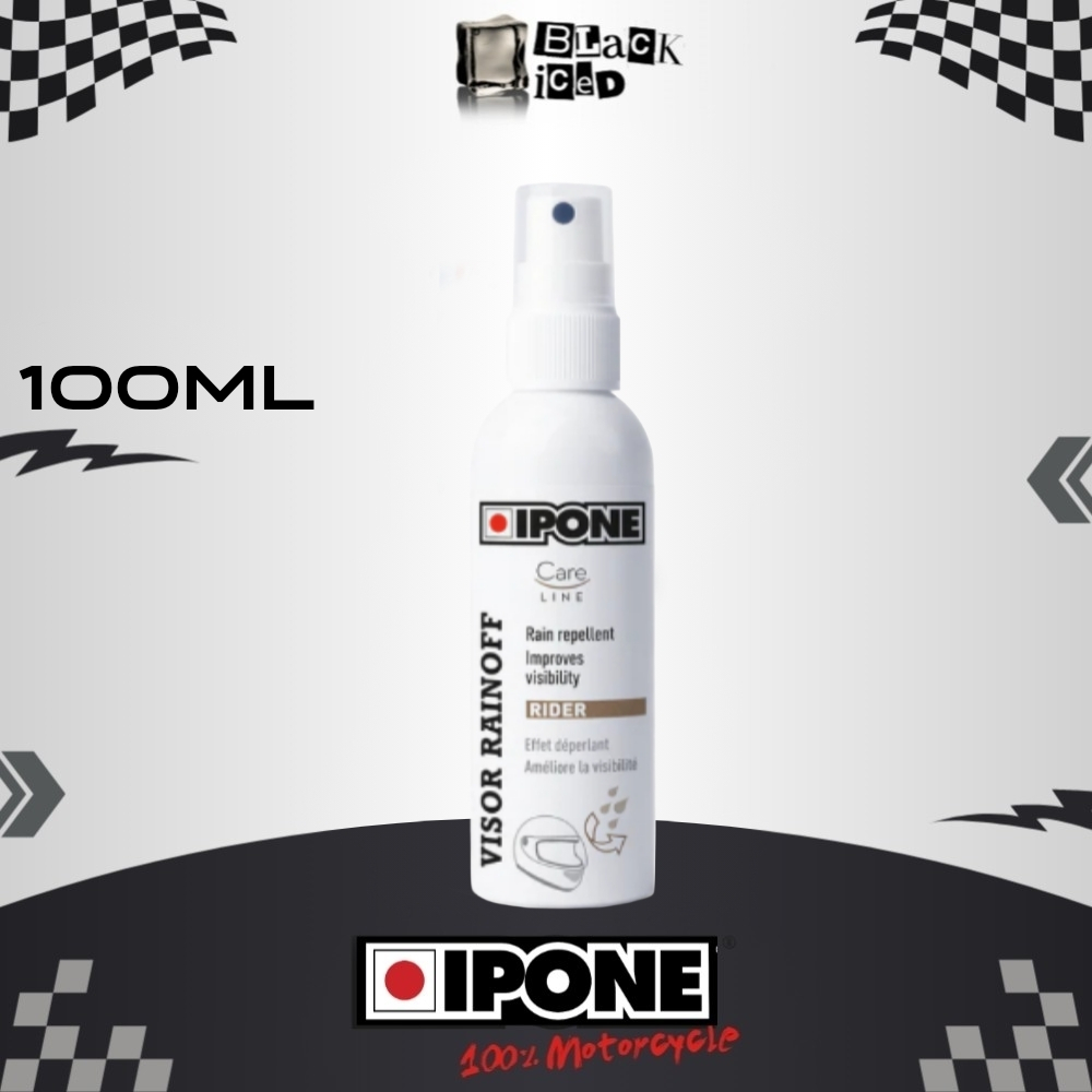IPONE VISOR RAINOFF 100ML WATER REPELLENT VISOR HELM CAIRAN IPONE ANTI FOG