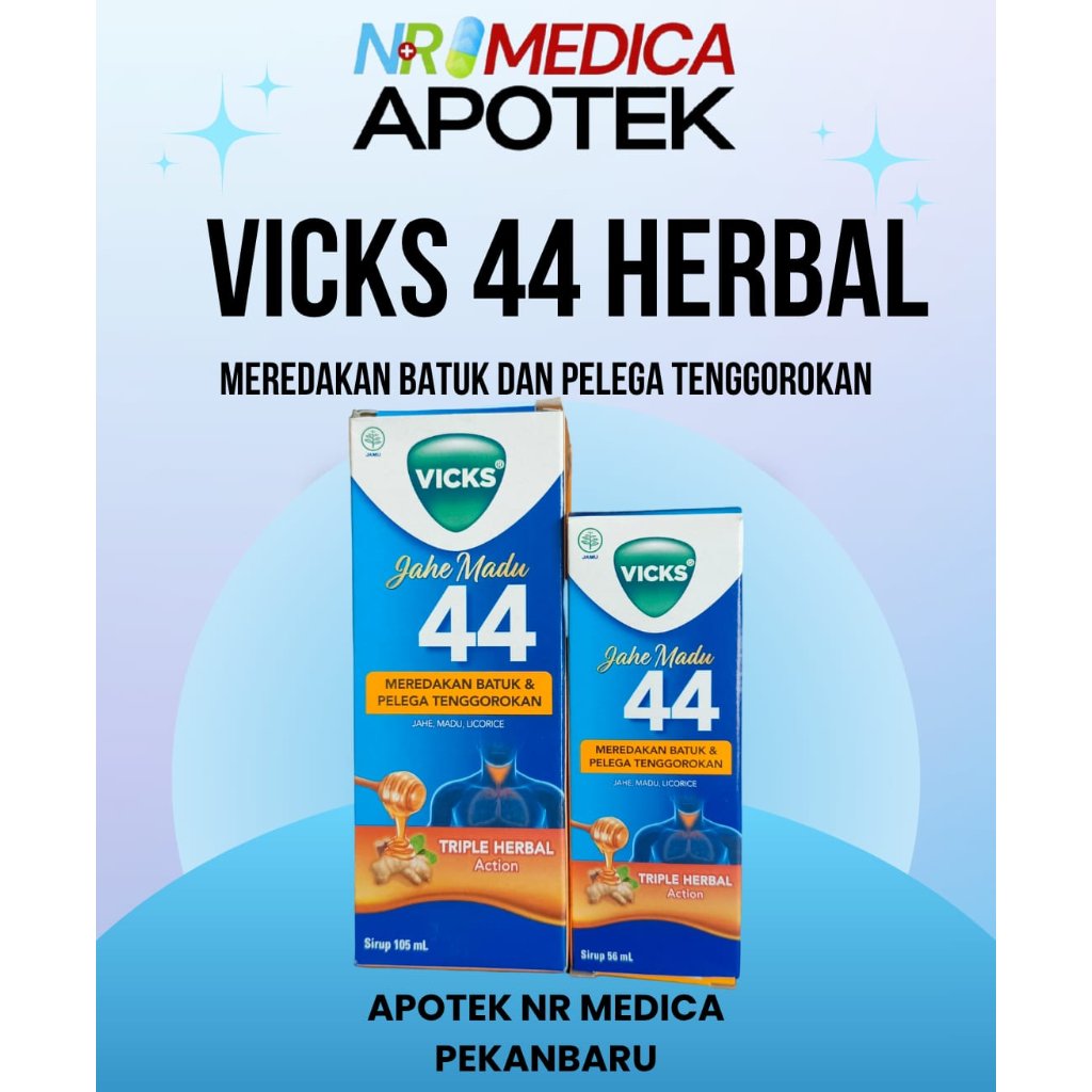 VICKS FORMULA 44 JAHE MADU 56 ML & 105 ML