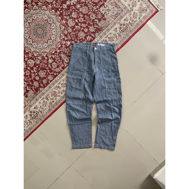 Back Number Hickory Fatigue Multipocket Buckle Back Trousers