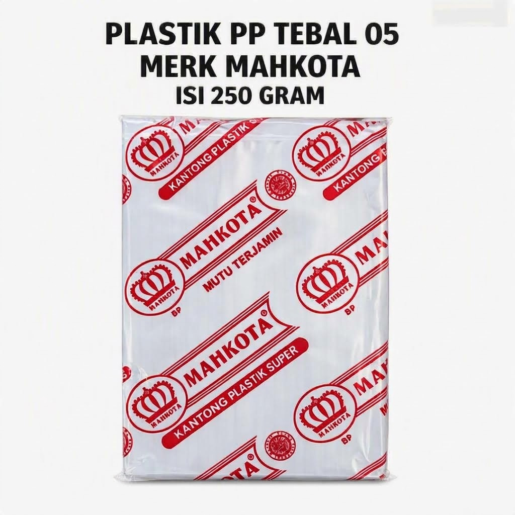 PLASTIK PP BENING TEBAL 05 UKURAN 40x60 40x70 40x75 60x100