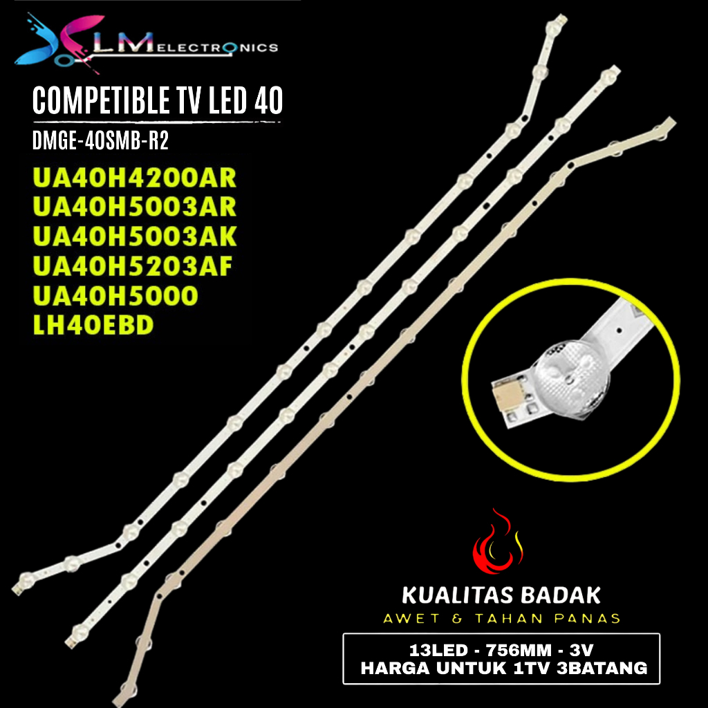 LED BACKLIGHT TV SAMSUNG UA40EH5000F - UA40EH5000 - 40EH5000 - UA40EH5000  DMGE-40SMB-R2