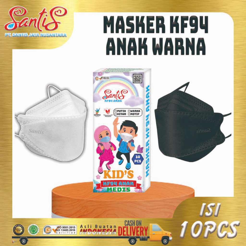 Masker headloop KF94 medis anak isi 50pcs