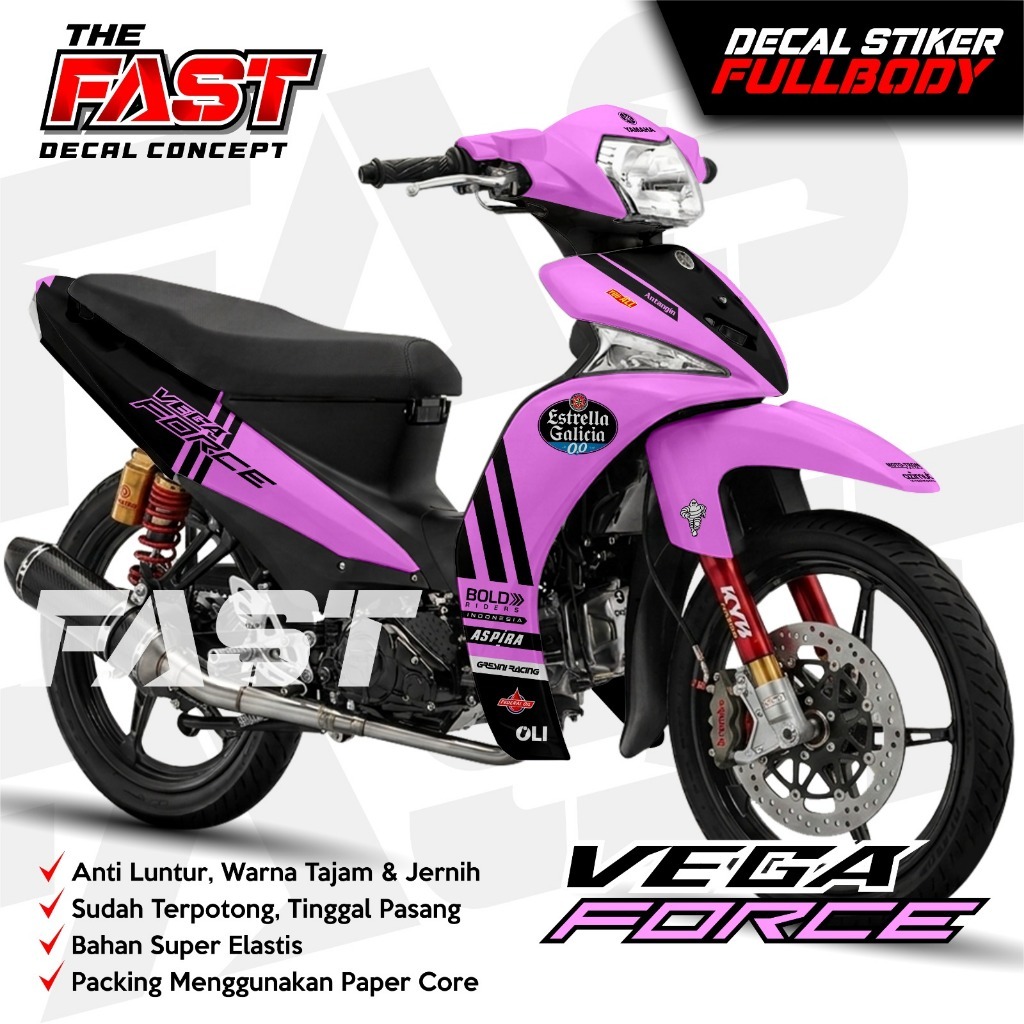 Decal Vega Force Full Body Stiker Vega Force Full Body Striping Vega Force Racing
